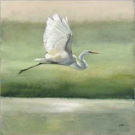Poster  Flight of a crane - Julia Purinton
