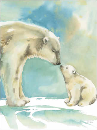 Poster  Polar Bear Love - Katrina Pete