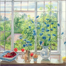 Wall sticker  Cornflowers and Kitchen Garden - Timothy Easton