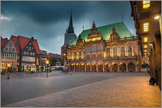 Gallery print  Bremen Market Square with City Hall - Rainer Ganske