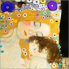 Gallery print  Mother and Child (detail) - Gustav Klimt