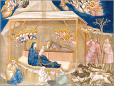 Poster  Nativity. Birth of Jesus - Giotto di Bondone