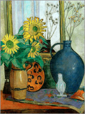 Gallery print  Sunflowers with Matisse shell - Oskar Moll