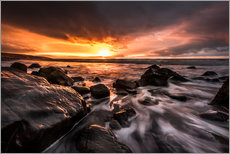 Gallery print  Amroth Beach Winter Sunrise - Simon West