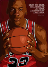 Poster  Michael Jordan - Nikita Abakumov