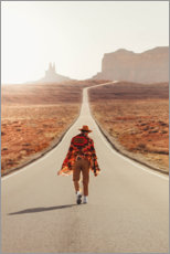 Poster Journey through Monument Valley, Utah