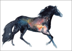 Wall sticker  Galaxy Horse - Déborah Maradan