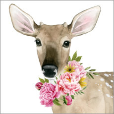 Poster Deer in spring II