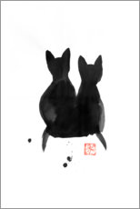 Poster Two cats