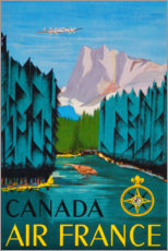 Wall sticker  Canada (English) - Vintage Travel Collection