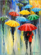 Poster Colourful, rainy days