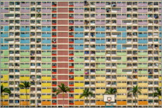 Poster Colorful facade
