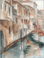Poster Venetian Watercolor Study II