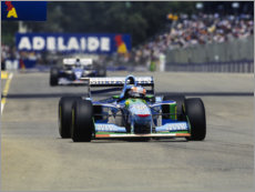 Canvas print  Michael Schumacher, Benetton B194 Ford, Adelaide, Australian GP 1994