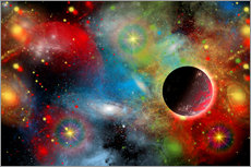 Wall sticker  colorful universe - Mark Stevenson