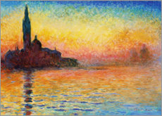 Acrylic print  San Giorgio Maggiore - Claude Monet