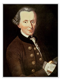 Poster Portrait of Emmanuel Kant
