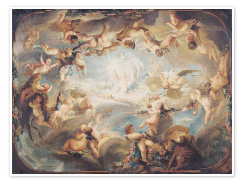 Poster The Triumph of Cupid over all the Gods