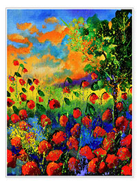 Poster Field of poppies