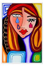 Poster Weeping Woman