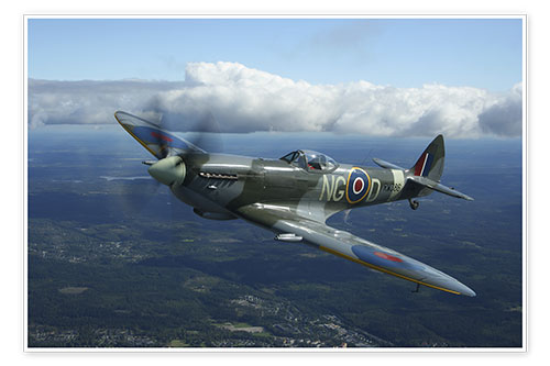Poster Supermarine Spitfire Mk.XVI
