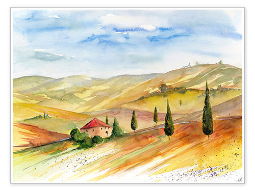 Poster Tuscany 2