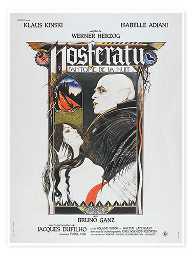 Poster Nosferatu The Vampyre, French Poster