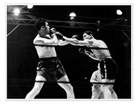 Poster Max Schmeling fights against Joe Louis