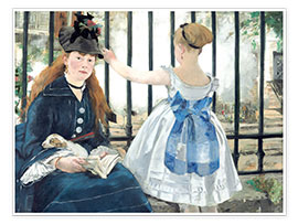 Poster  The Railway - Edouard Manet