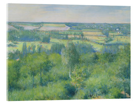 Acrylic print  The valley of Yerres - Gustave Caillebotte
