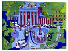 Canvas print  Brandenburg Gate, Berlin - Ernst Ludwig Kirchner