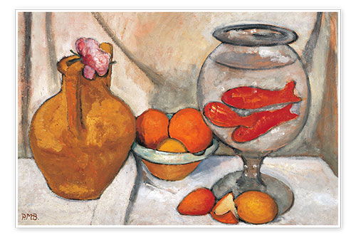 Poster Still life with fishbowl