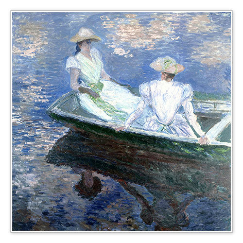 Poster girls in a boat