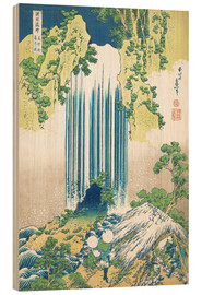 Wood print  The Yoro waterfall, Mino Province - Katsushika Hokusai