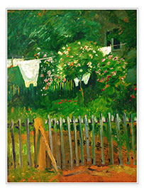 Poster Laundry in the garden in Kandern