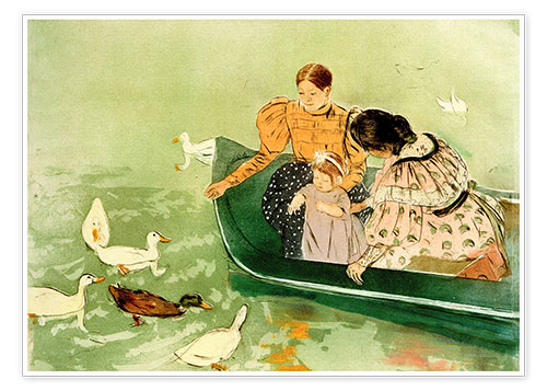 Poster Feeding the Ducks