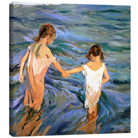 Canvas print  Children in the Sea - Joaquín Sorolla y Bastida