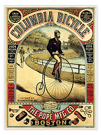 Poster Columbia Bicycles