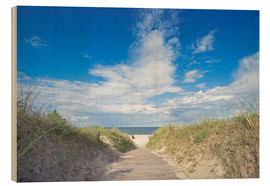 Wood print  Ostsee Strand - bildpics