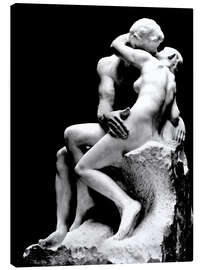 Canvas print  The Kiss - Auguste Rodin