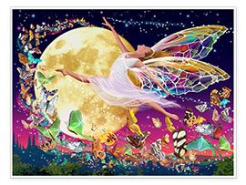 Poster  Moon fairy - Garry Walton
