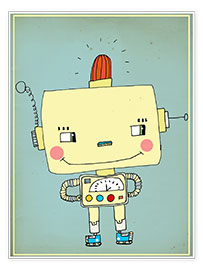 Poster Robbie robot in love