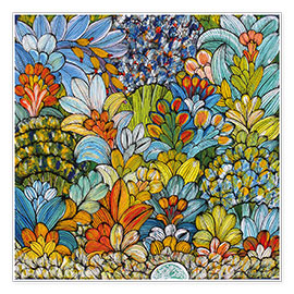 Poster  Colorful foliage - Mzuguno