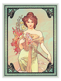 Poster The Four Seasons - Spring, brunette