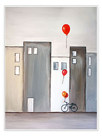 Poster  Ballonverkäufer - Tina Melz