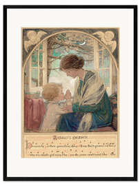 Framed art print  A Child's Prayer - Jessie Willcox Smith