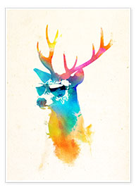 Poster Colorful deer