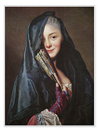 Poster Lady with veil