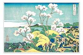 Poster  The Fuji of Gotenyama in Shinagawa - Katsushika Hokusai