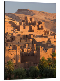 Aluminium print  Kasbah Ait Benhaddou near Ouarza - Lee Frost